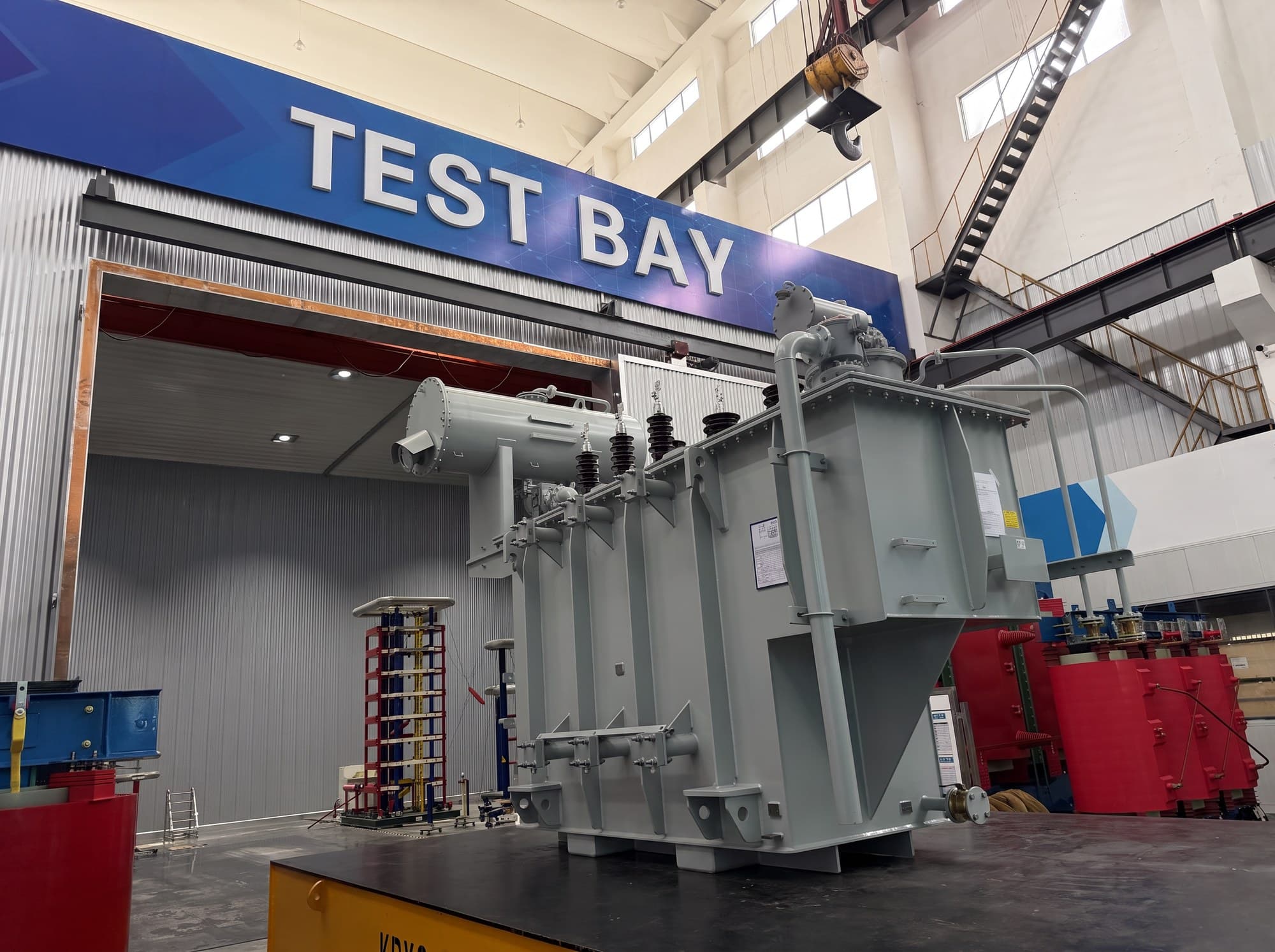 Transformer test bay