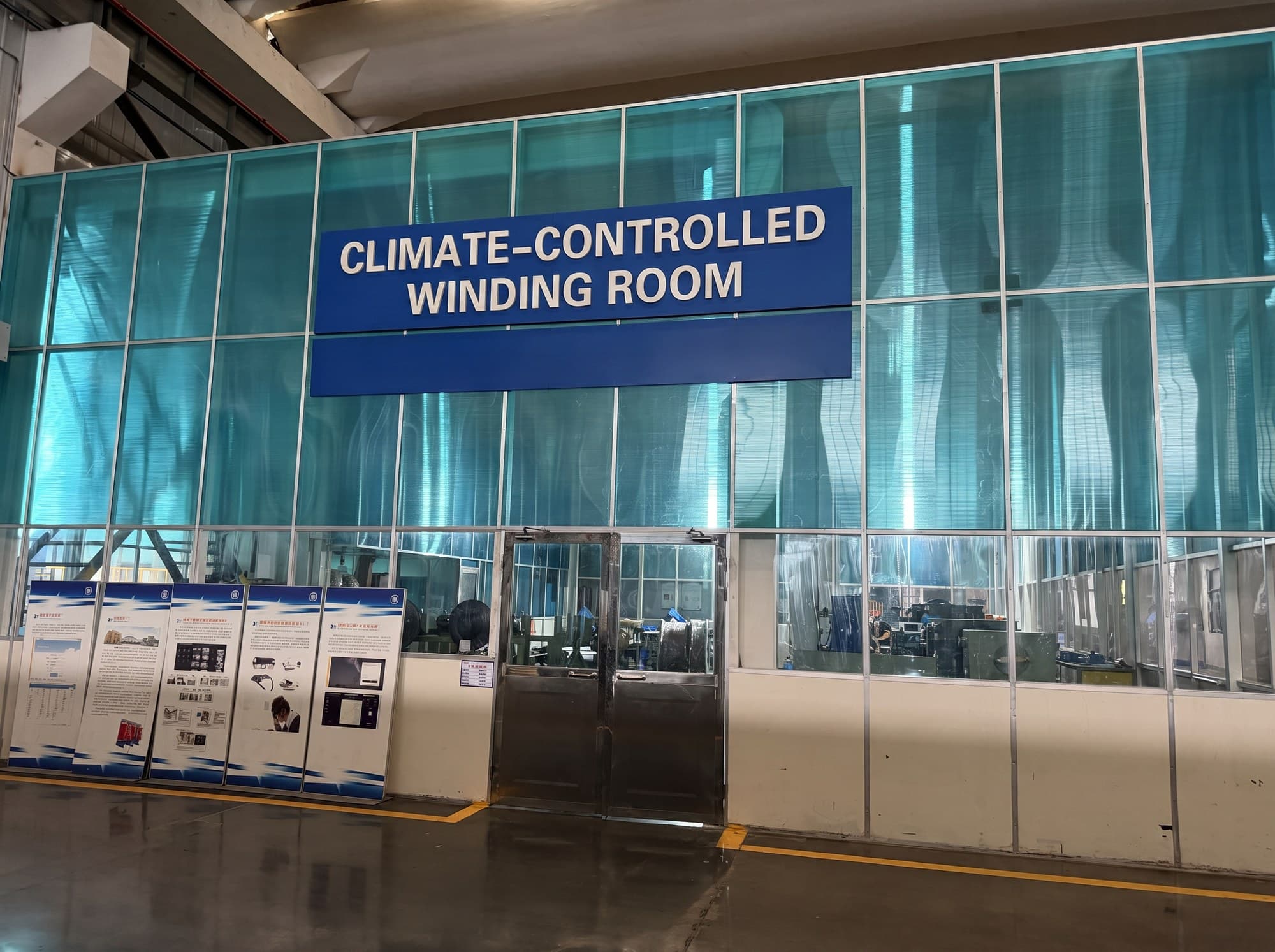 Climate-controlled winding room